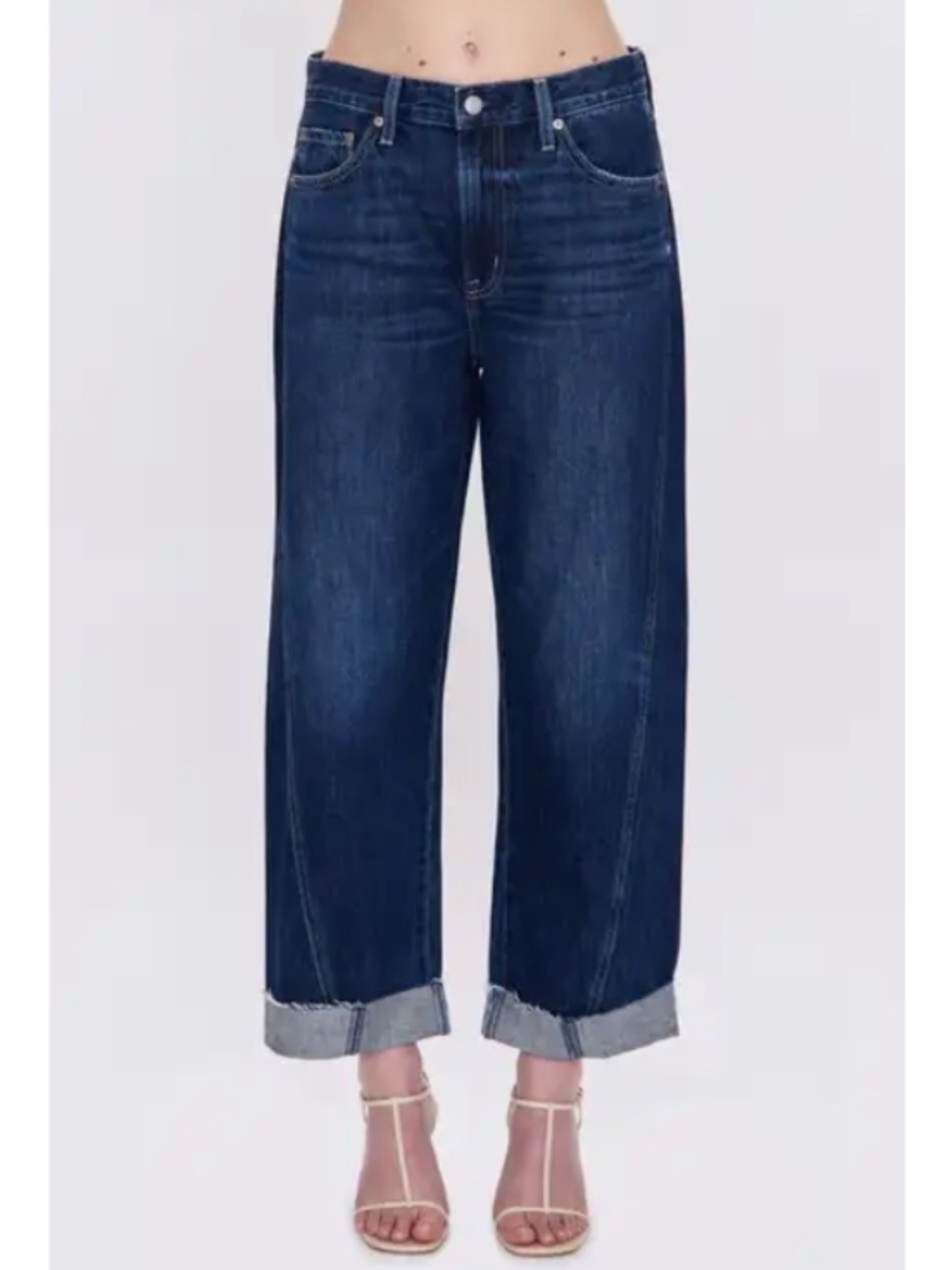 Pistola Kacey Cuffed High Waist Boyfriend Jeans